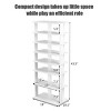 Costway Patented Wooden Shoes Storage Stand 7 Tiers Big Shoe Rack Organizer Multi-Shoe Rack - 2 of 4