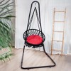 Sol Living Bahia Macrame Hammock Chair for Indoor & Outdoor Use with Cushion - 4 of 4