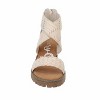 Women's Wo's Vana Embossed Heel Sandal - Very G - 3 of 4