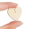 Unique Bargains Holiday Wooden Love Heart Shaped DIY Wedding Ornaments Beige 30mm x 30mm 50 Pcs - 3 of 3