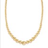 Ross-Simons Italian 6-14mm 18kt Gold Over Sterling Silver Graduated Bead Necklace - 4 of 4
