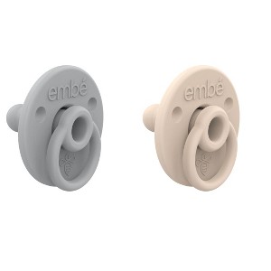 embe Newborn Binnie Retractable Silicone Pacifier (0-18 Months) - 1 of 4