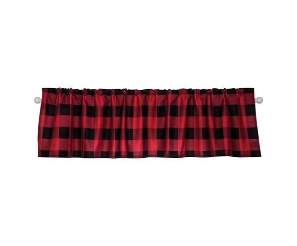 Trend Lab Valence And Curtain Set - Red