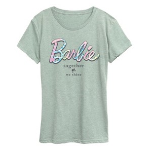 Women's - Barbie - Tie Dye Barbie Short Sleeve Graphic T-Shirt - 1 of 3