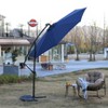 KTMBDW 10 ft Solar Umbrella Lighted Patio Umbrella Table Market Umbrella with Tilt and Crank Outdoor Umbrella for Garden, Backyard and Beach - 2 of 4