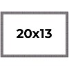 PosterPalooza | Textured Grey Picture Frame - UV Acrylic, Backing Board, Hanging Hardware Included - 2 of 4