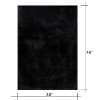 Faux Fur Non-Slip Fluffy Living Room Rug, 30" x 46" - 3 of 4