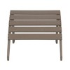 WestinTrends Dylan HDPE Outdoor Patio Adirondack Chair with Ottoman (2-Piece Set) - 4 of 4