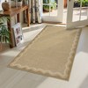 Lahome Diamond Double Frame Diagonal Faux Jute Rectangular Indoor Outdoor Area Rug - 3 of 4