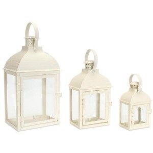 Melrose Modern Metal Lantern (Set of 3) - 1 of 2