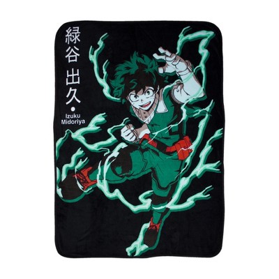 Just Funky My Hero Academia Deku 45 x 60 Inch Fleece Throw Blanket