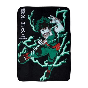 Just Funky My Hero Academia Deku 45 x 60 Inch Fleece Throw Blanket - 1 of 3