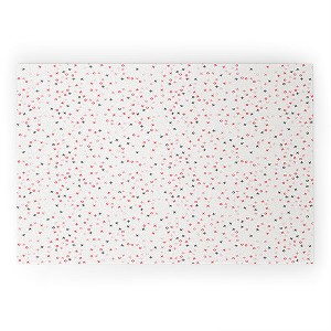 Little Arrow Design Co hugs and kisses XO Looped Vinyl Welcome Mat - Society6 - 1 of 4