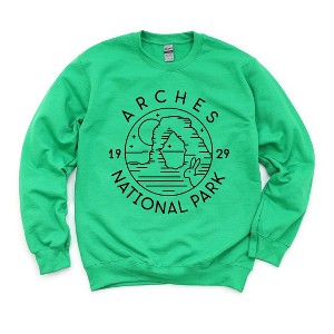 Simply Sage Market Women's Graphic Sweatshirt Arches National Park - 1 of 4