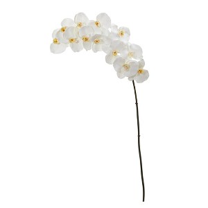 Nearly Natural 44-in Phalaenopsis Orchid Artificial Flower (Set of 3) - 1 of 2