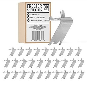 Impresa [30 Pack] 920158 Freezer Shelf Clip for True & Other Commercial Refrigerator - Refrigerator Parts & Accessories - 1 of 4