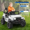 12V Electric Ride Car for Kids with Remote Control,Music Player, Spring Suspension - 2 of 4