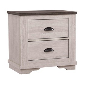NicBex Nightstand with Drawers,Modern Side Table with Pulls and Wood Frame,Bedside Table for Bedroom,Living Room - 1 of 4