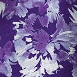 midnight violet watercolor flowers