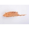 Old Modern Handicrafts Golden Dhow Ship Model 12 Inch Red Cedar with Gold Finish and Display Stand - 3 of 4