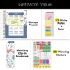 Global Printed Products Hardcover CY 2025 Fashion Planner - 8.5"x11" (Colorful Botanicals) - 2 of 4