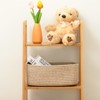 Aoibox Small Woven Rope Storage Baskets Cotton Closet Organizer Bin Decorative Cube Box for Shelf 3 Pack Mixed Brown - 4 of 4