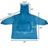 PAVILIA Wearable Blanket Hoodie Women Men, Oversized Sweatshirt Hooded Sweater, Fleece Soft Cozy Warm Plush Gift Ideas - 4 of 4