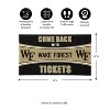 Evergreen Come Back with Tickets Wake Forest 28" x 16" Woven PVC Indoor Outdoor Doormat - 2 of 4