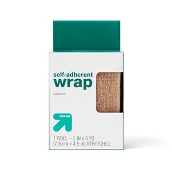 Cohesive Bandage 2 x 5 Yards, 6 Rolls, Self Adherent Wrap Medical Tape,  Adhesive Flexible Breathable First Aid Gauze Ideal for Stretch Athletic,  Ankle Sprains & Swelling, Sports, Tan : : Health
