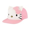 Hello Kitty Women's Snapback Hat with Foam 3D Ribbon & Ears - 2 of 4
