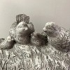 Slickblue Cement Birds Statue Welcome Sign, Outdoor Garden or Entryway Decor, Rustic Accent, 10.23"x8.27" - 4 of 4