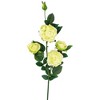 Northlight Real Touch™ Yellow and Green Artificial Rose Floral Sprays, Set of 6 - 35" - 3 of 4