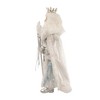 Kurt Adler 21-Inch Silver, White and Lavender Blue Standing Santa - 4 of 4