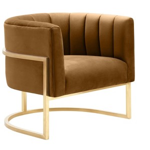 TOV Furniture Magnolia Velvet Accent Chair - 1 of 4