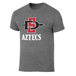 NCAA San Diego State Aztecs Men's Gray Tri-Blend T-Shirt - 1 of 3