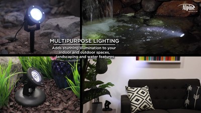 Compact Black LED Pathway Light with Transformer