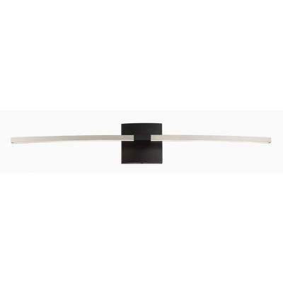 George Kovacs Lighting Archer 1 - Light Sconce in  Coal/Brushed Nickel