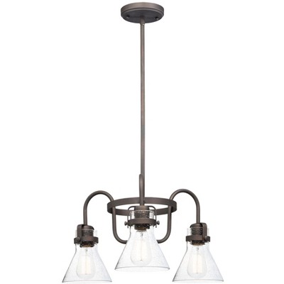 Maxim Lighting Seafarer 3 - Light Chandelier in  Oil Rubbed Bronze/Seedy