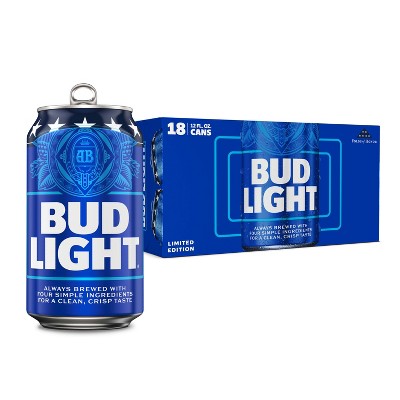 Bud Light American Lager Beer - 18pk/12 fl oz Cans