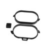 Unique Bargains Vacuum Base Plastic Car Auto Rubbish Bin Garbage Bag Frame Bracket Holder Black - 2 of 3