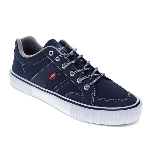 Mens Levi's Turner Chambray Casual Shoe - Grey