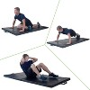 Ultimate Body Press EMXL Premium Four Panel Large Folding Vinyl and Foam Cushion 76 x 38 Inch Exercise and Yoga Floor Mat for Home Gym - image 3 of 4