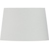 Springcrest White Medium Modified Oval Lamp Shade 12.5" Wide and 10" Deep at Top x 15" Wide and 11" Deep at Bottom x 10" Height (Spider) Replacement - 3 of 4
