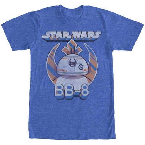 Men's Star Wars The Force Awakens BB-8 Droid T-Shirt - Royal Blue Heather -  Medium