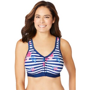 Comfort Choice Wireless Front-Close Lounge Bra - 1 of 4
