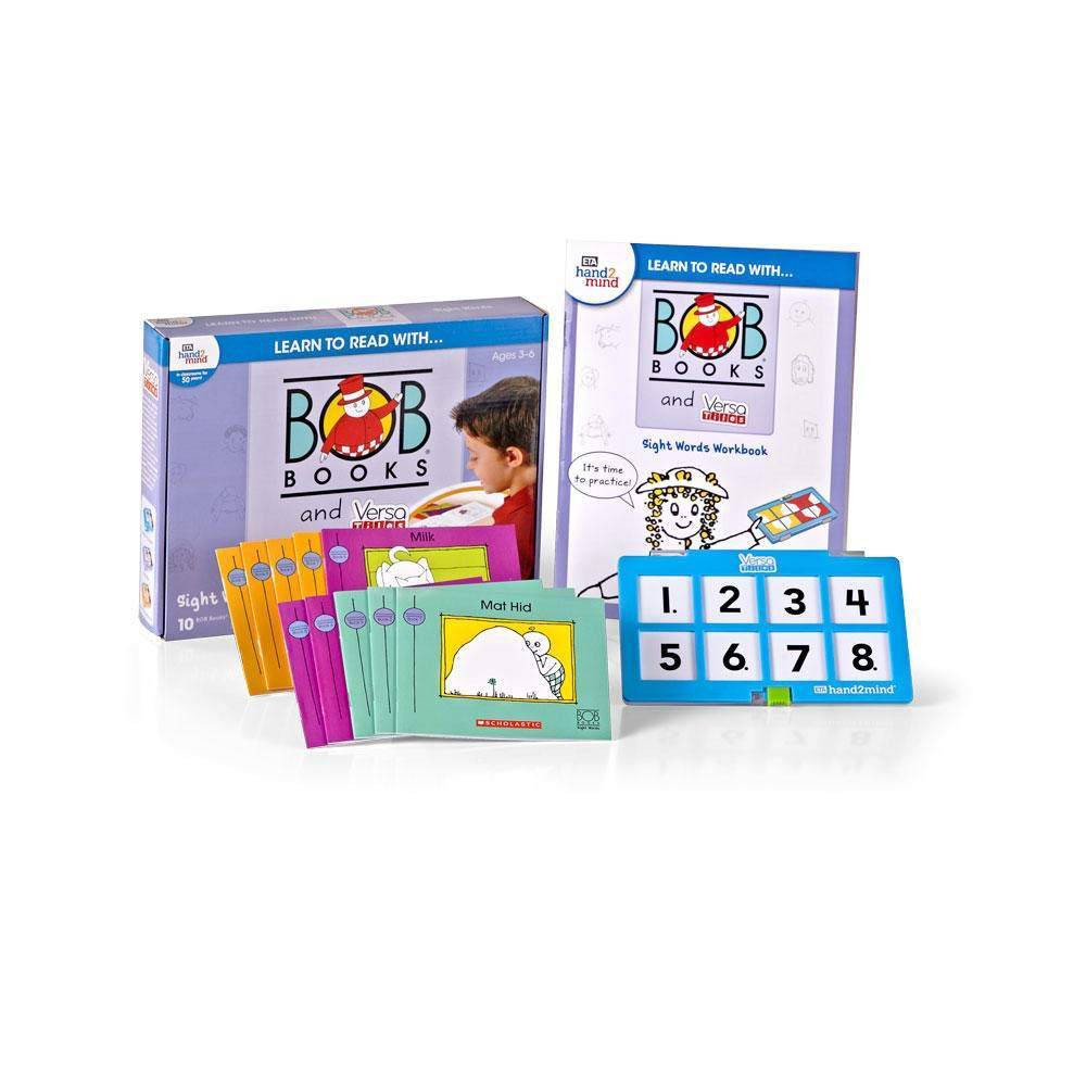 Photos - Educational Toy hand2mind Learn to Read With Bob Books and VersaTiles Sight Words: Preschool Educational Kit for Reading & Writing