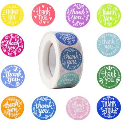Kitcheniva 1" Thank You Round Sealing Label Stickers 500 Pcs