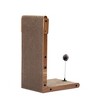 DOMETOUR Indoor Cat Scratching Board for Small to Large Cat Corrugated Board-Covered Cat Scratcher with Bell and Built-in Toy Brown - 4 of 4