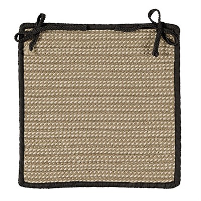 Colonial Mills Boat House - Black Chair Pad (single)