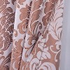 RT Designer Collection Baylor Jacquard 2 Pack Luxurious Modern Design Curtain Panel Pair 36" x 84" Terracotta - 4 of 4